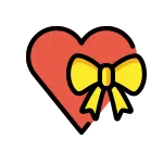 Heart With Ribbon SVG Icon